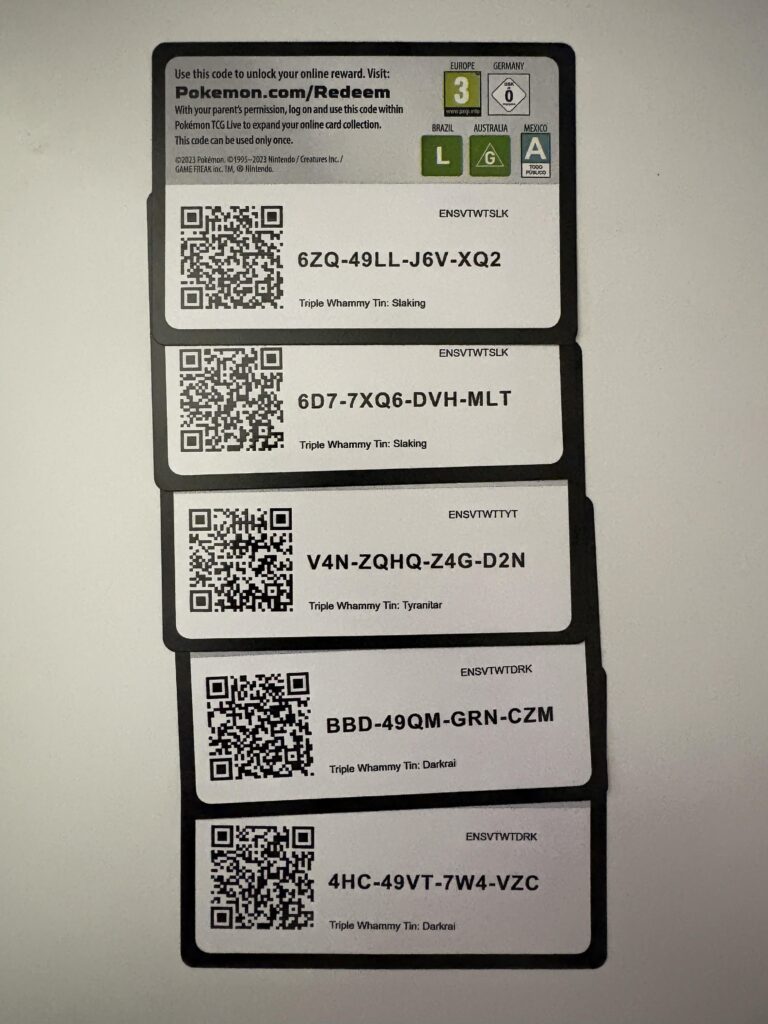 Code cards