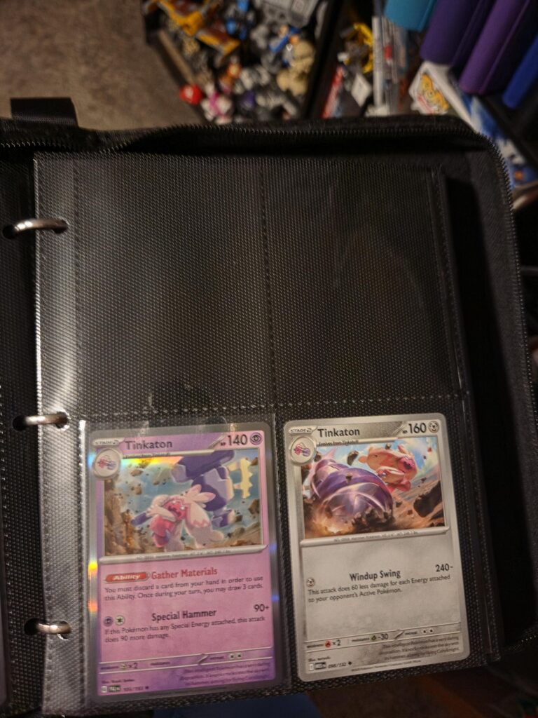 Binder pages