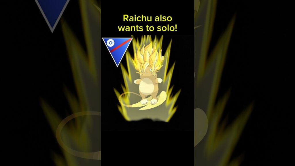 Raichu also wants to solo! | Pokemon Go Great League 1 Vs. 3 sweep!