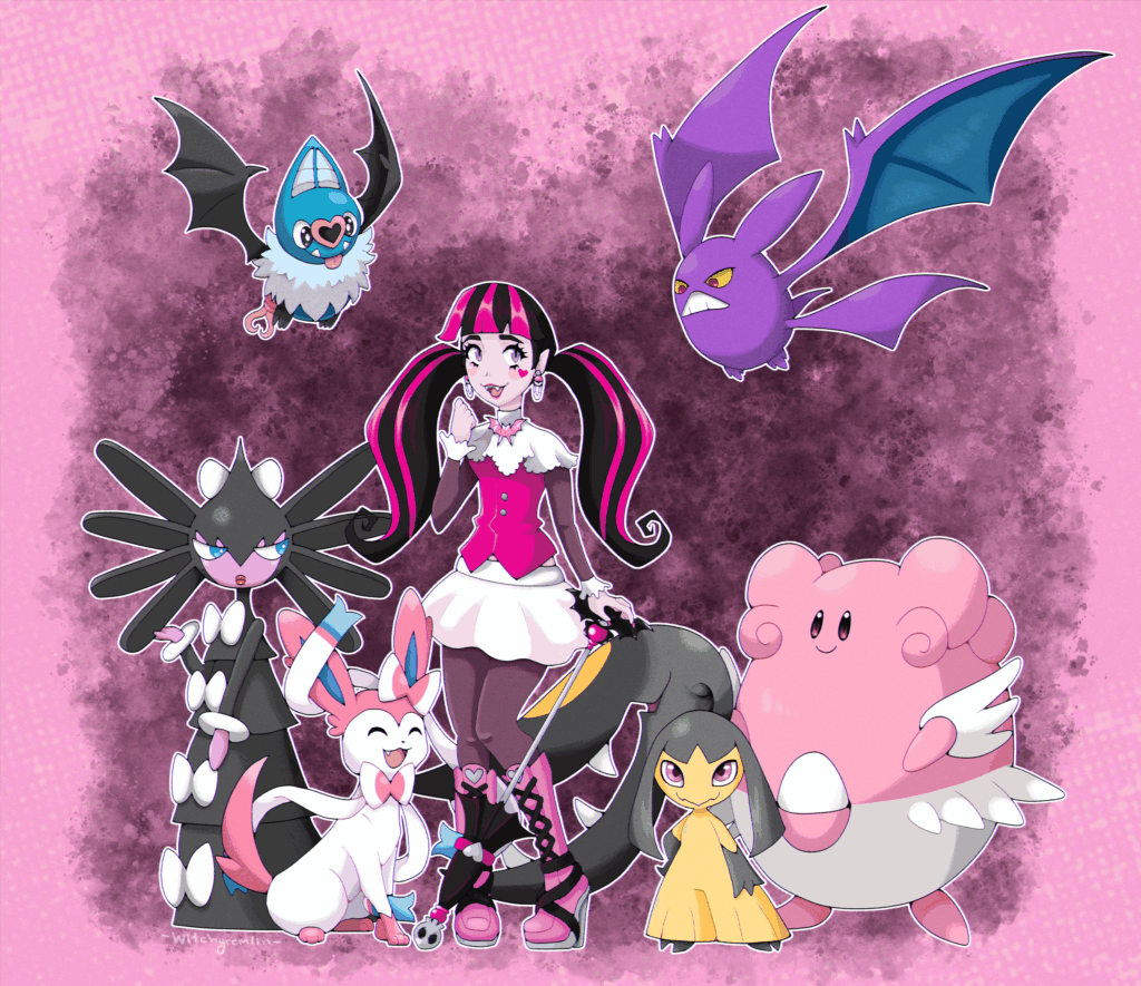 Draculaura's Pokemon Team (MHxPkmn)