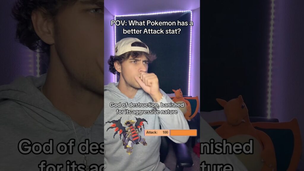 What Pokemon has a higher attack stat? #pokemon #pokemongo #pokemoncommunity #pokemonmemes #vgc #tcg