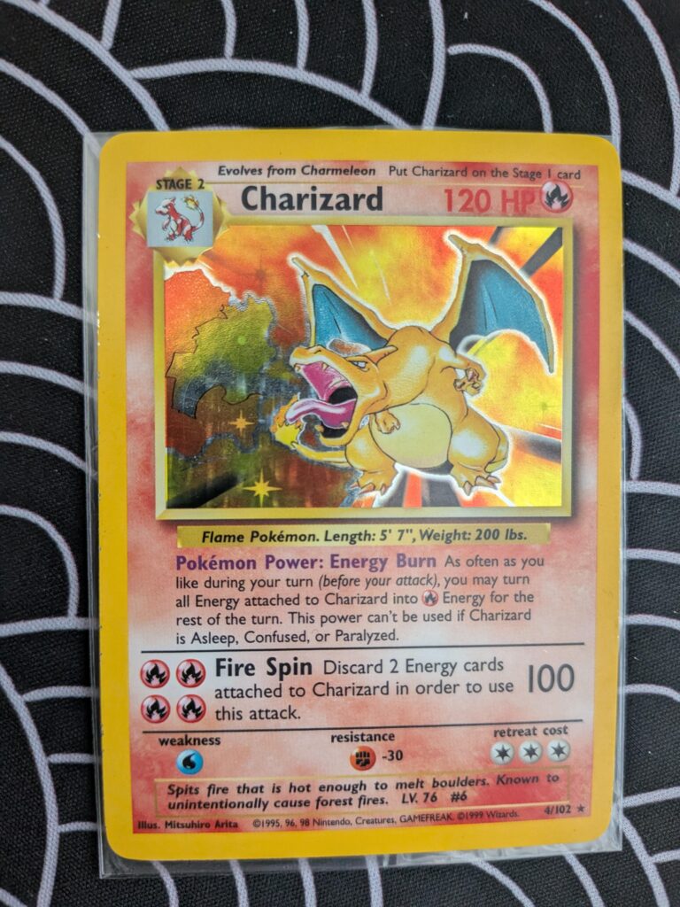 Charizard found in parents loft