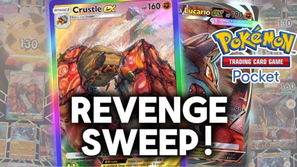 Crustle and Mega Lucario Have PERFECT Synergy! - Pokemon Pocket Deck Build