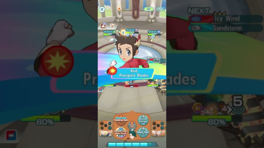[Pokemon Masters EX] Ground tower floor 30 clear with NC Brendan, Arc Cynthia and Variety Rika