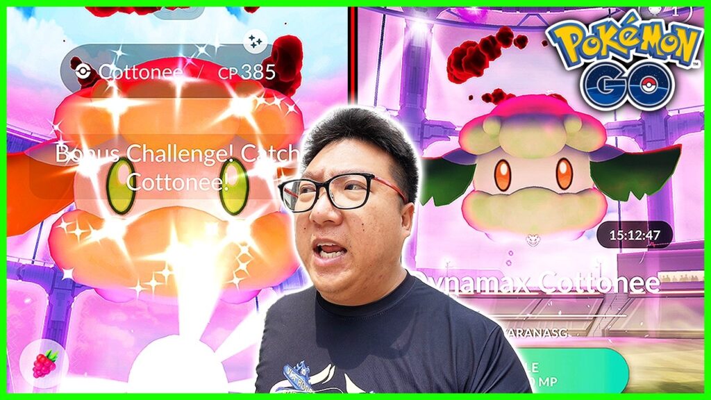 Shiny Dynamax Cottonee Caught! 10 Dynamax Cottonee Battles in Pokemon GO