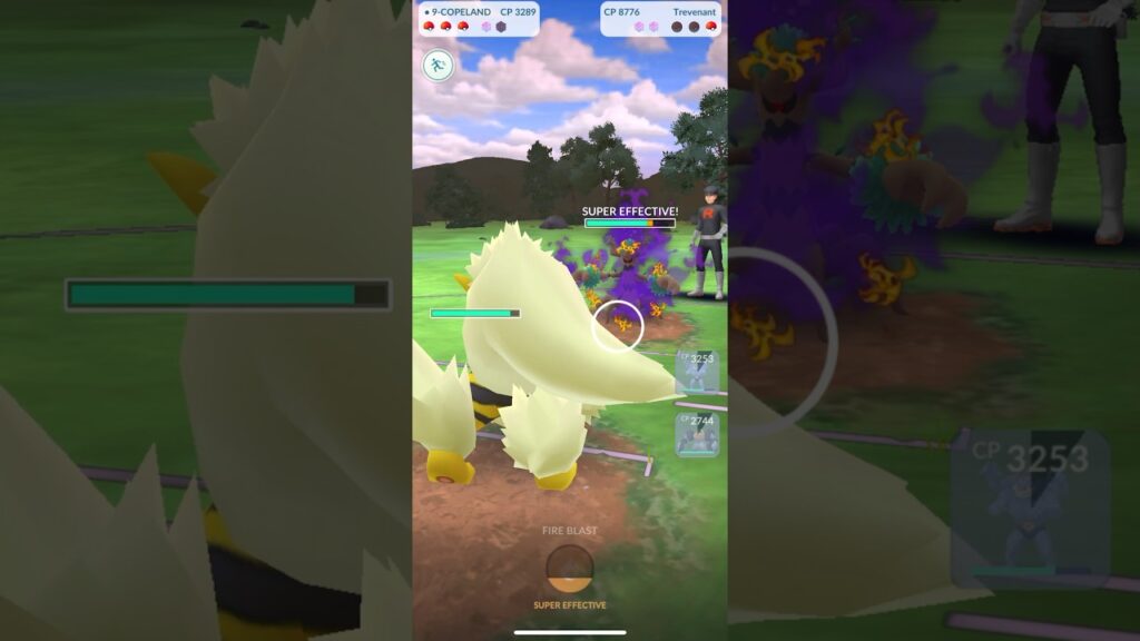 [Pokemon GO] Grunt Battle (Shadow Chespin) #pokemongo #tiktokeffects #chespin #shadow #arcanine