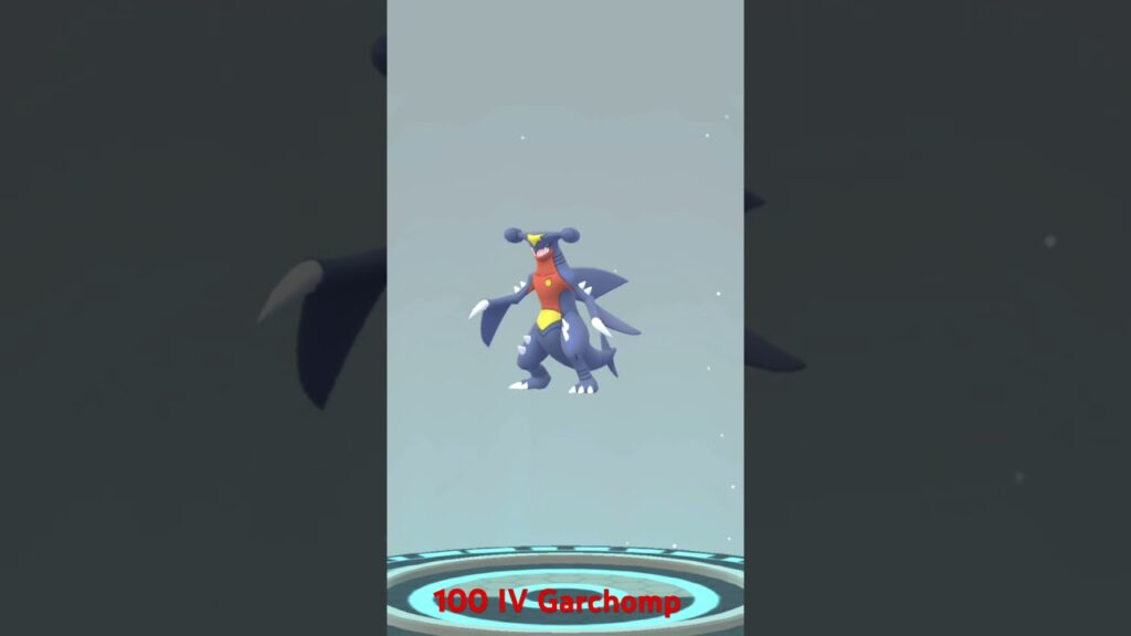 My best 100 hundra Pokemon go account the King of all Dragons type & Ground type Pokemon #garchomp