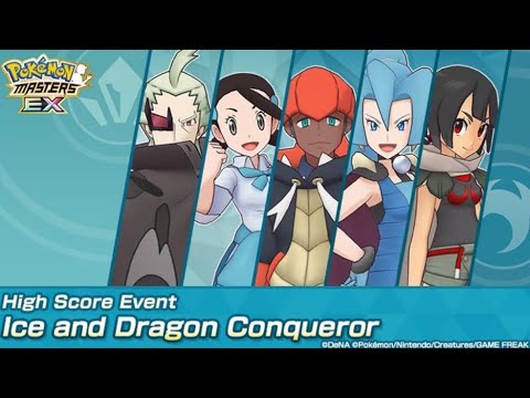 Pokemon Masters EX High Score Event Ice and Dragon Conqueror