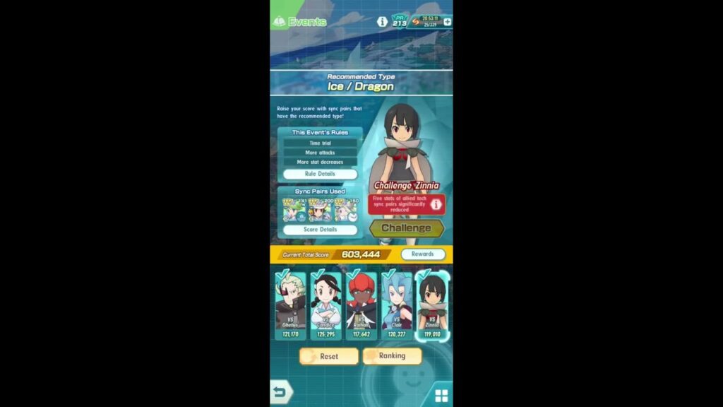 Pokemon Masters - Ice Dragon HSE (603k pts)
