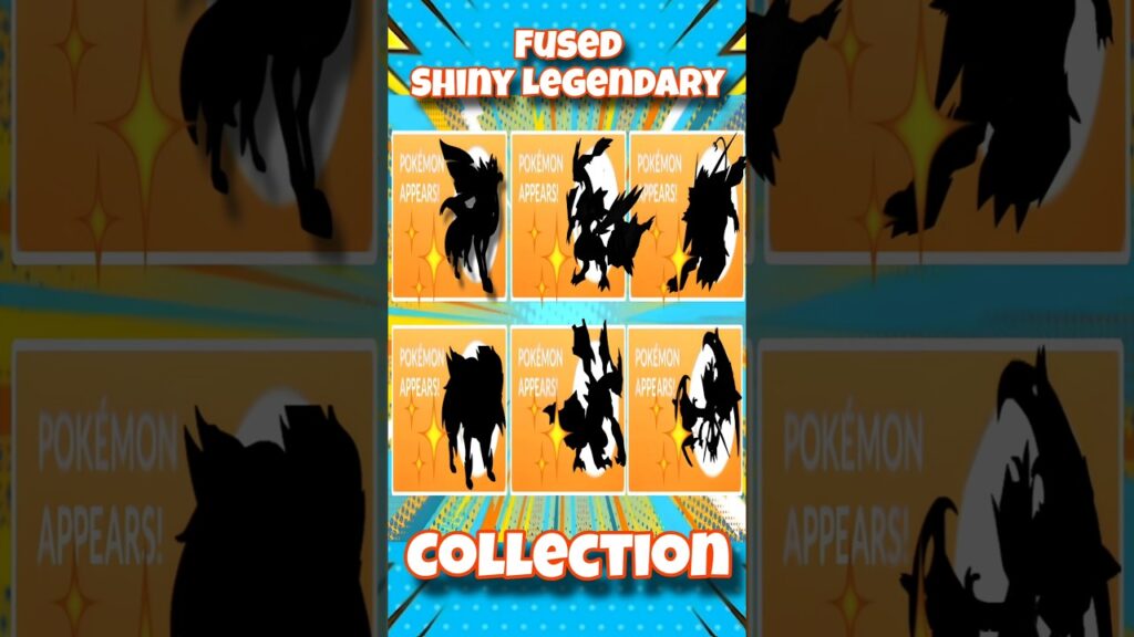 Ultimate Shiny Fused Legendaries Collection #pokemon #pokemongo #shorts
