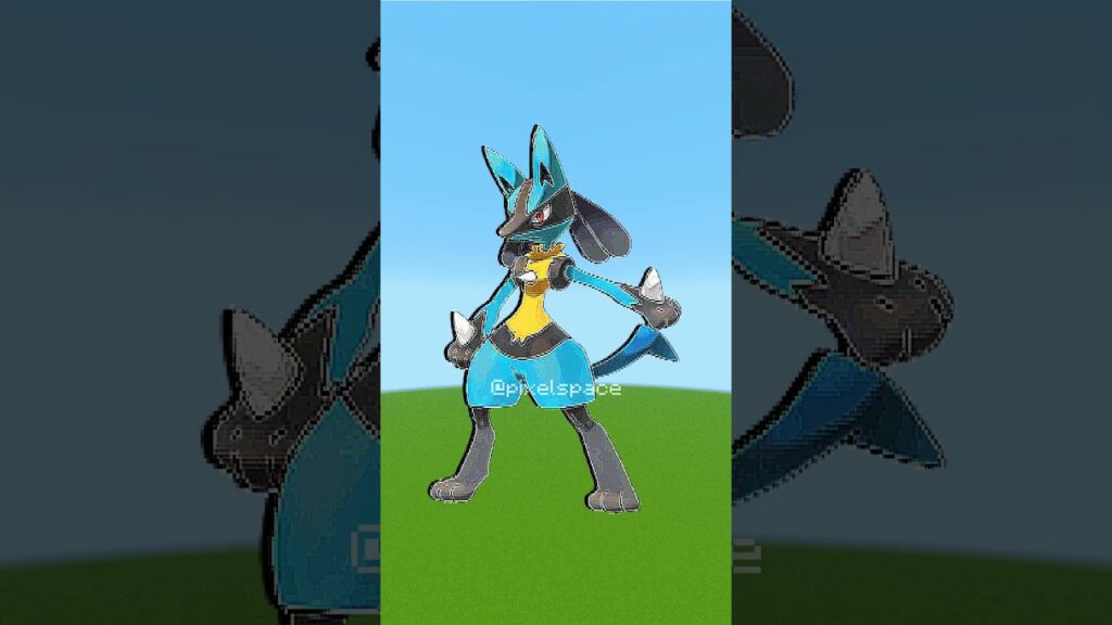Pokemon Masters in Pixel Art | Lucario, Cynthia, Sylveon & Pikachu