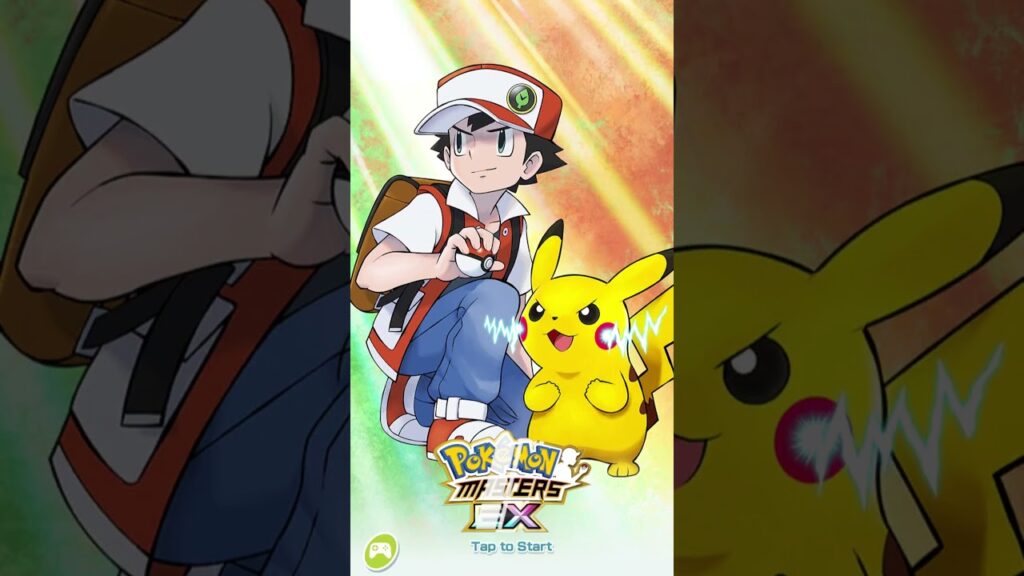 Pokemon Masters EX - Red (1996) & Pikachu Main Menu