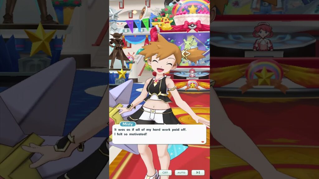 Pokemon Masters EX - Arc Suit Misty & Starmie Scenes 2