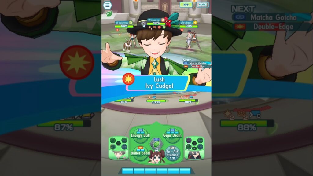 Battling with grass (type) |Pokemon masters ex| #pokemon