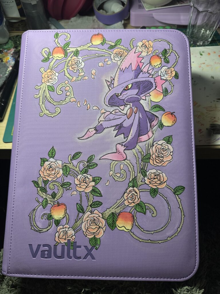 Hand painted mismagius binder!! [OC] l