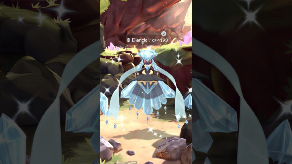 Wow! Got XXL Shiny Mega Diancie in Pokemon GO!