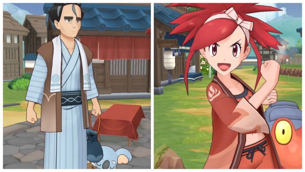 Pokemon Masters EX: Larry Get To Relax In A Hot Spring