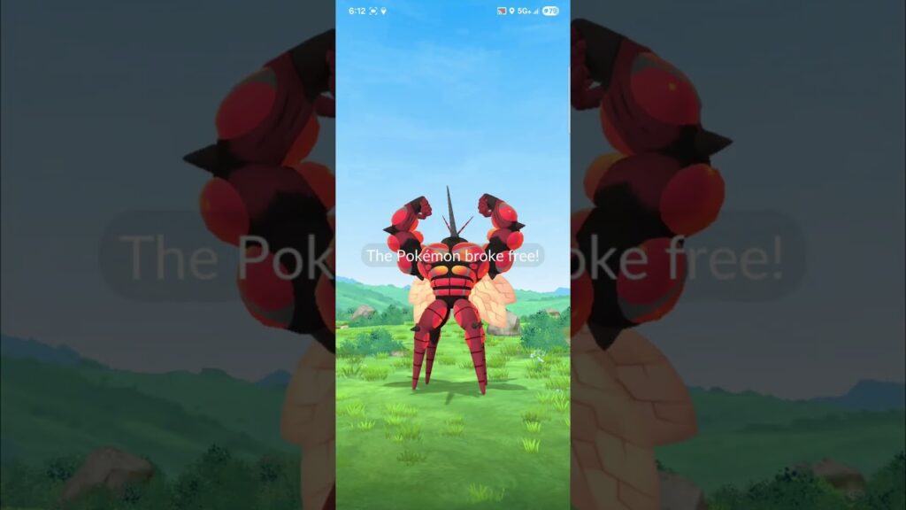 I got my first ever buzzwole in pokemon go #pokemongo #raidhour #buzzwole #pokedexentry