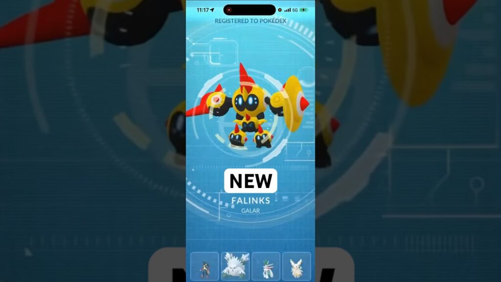 NEW MEGA FALINKS in Pokemon Go! #shorts  #pokemon