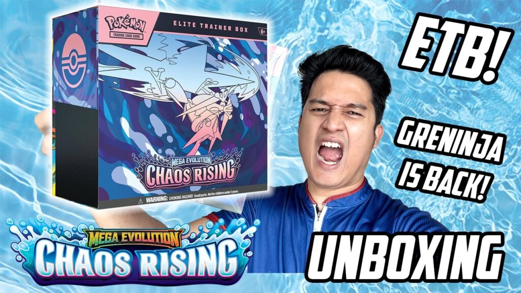 POKEMO CHAOS RISING ELITE TRAINER BOX ETB! GRENINJA DAH KEMBALI! AKU NAK KATAK TU!