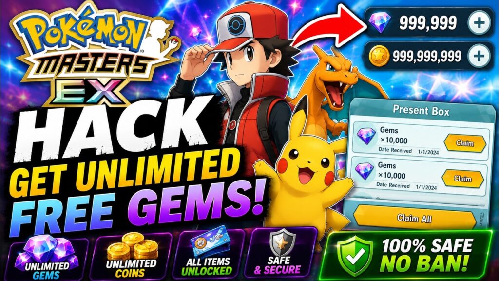 Pokemon Masters EX Hack - Unlimited Free Gems (Working)