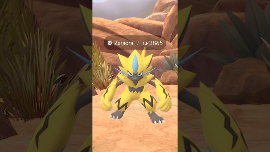 OMG! First Ever Zeraora in Pokemon GO?!