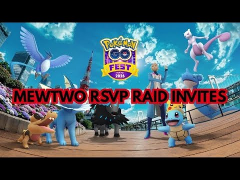 MEWTWO REMOTE RAID INVITES