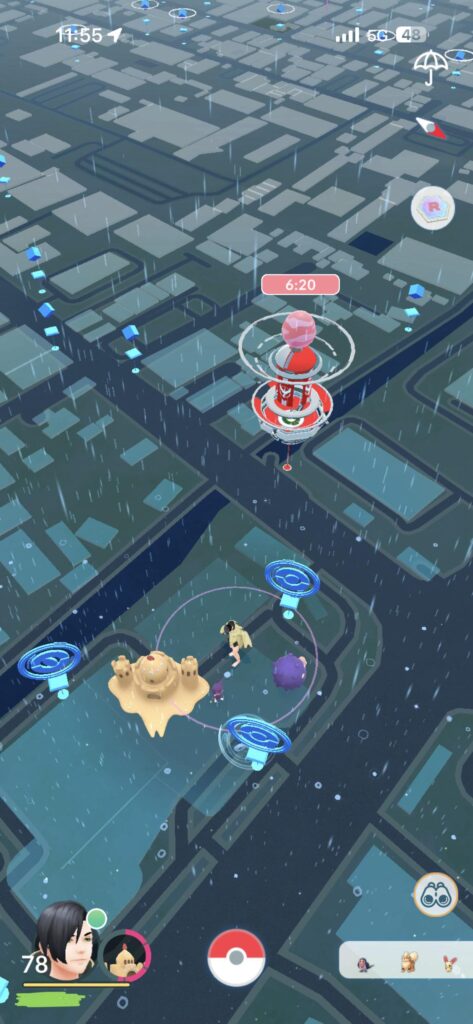 Which Pokemon is the biggest on the map? Is it this one?