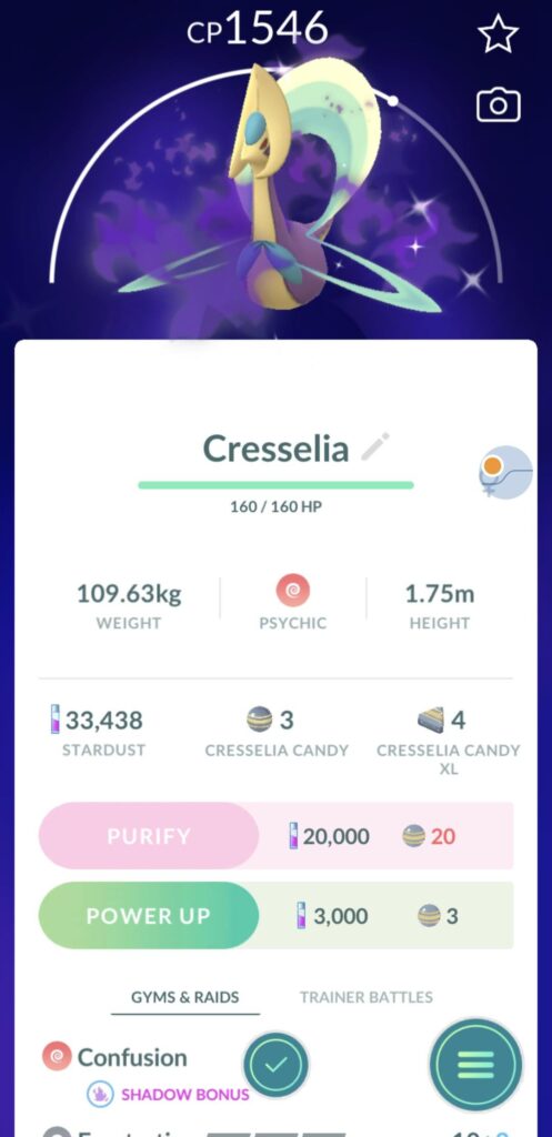 First Cresselia