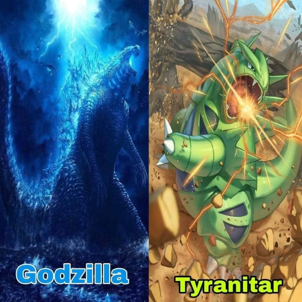 Some kaiju and the Pokémon that were inspired by them or looks similar to them 😁