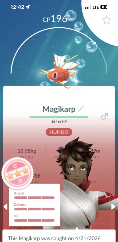Purified my 14/13/13 Magikarp, was this dumb?