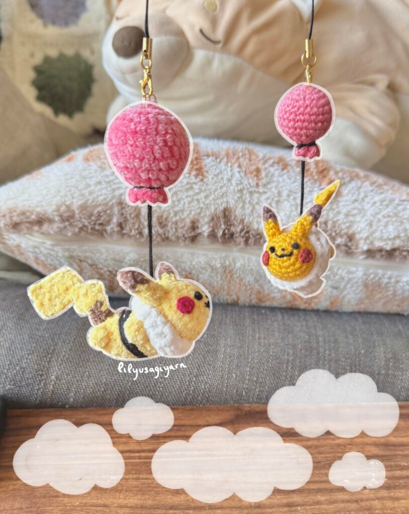 Flying Pikachu going on a little balloon adventure !