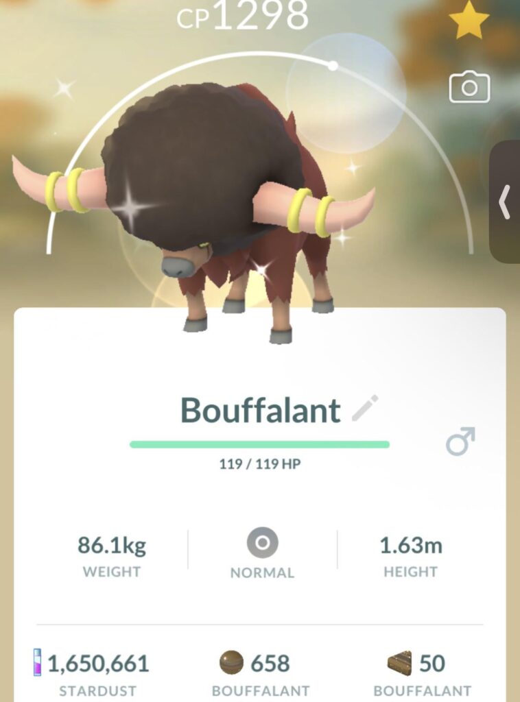 I didn’t even know this fuzzy guy COULD be shiny!