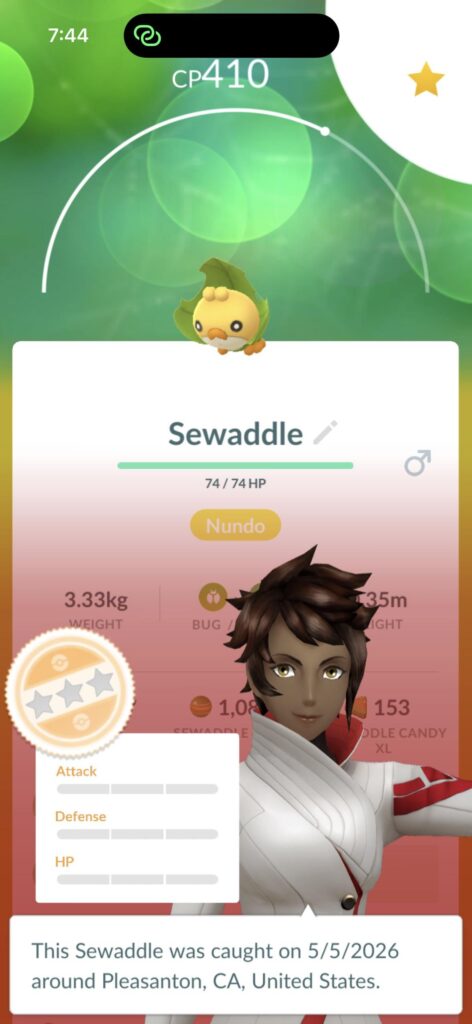 It’s my catch of the day!
