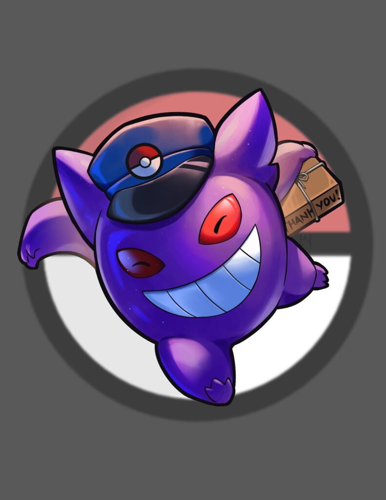 [OC] I draw special delivery Gengar