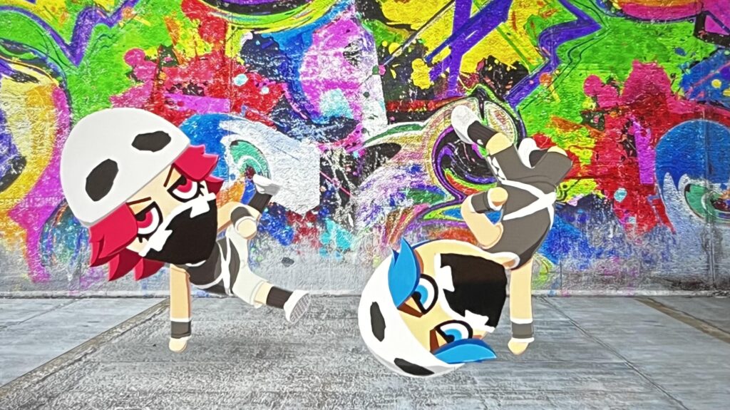 guys do you like my rapp and tupp miis in tomodatchi life 😋😋😋😋😋