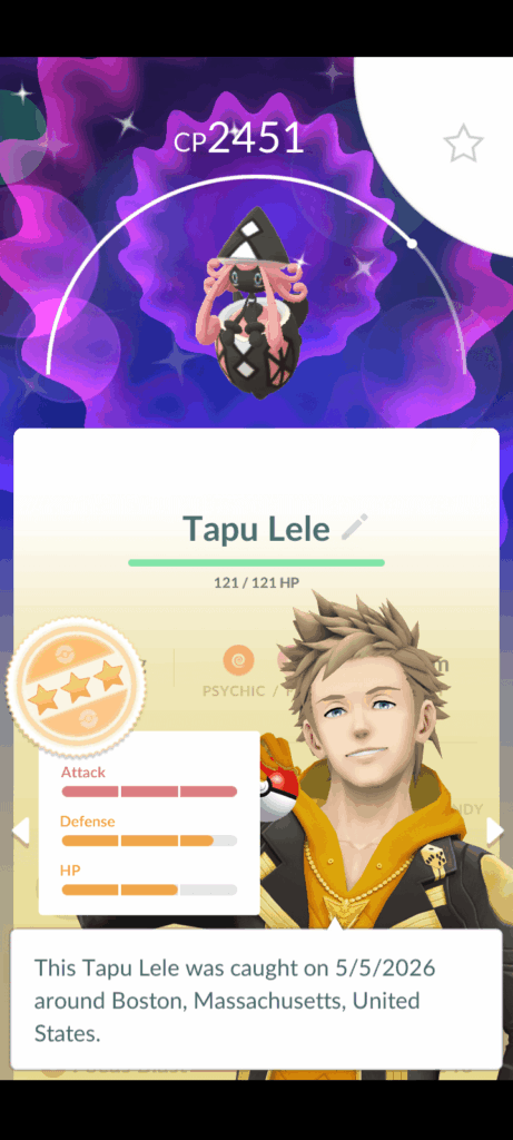 Arcues graced me with a Shiny