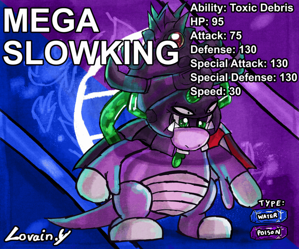 My take on Mega Slowking (OC)