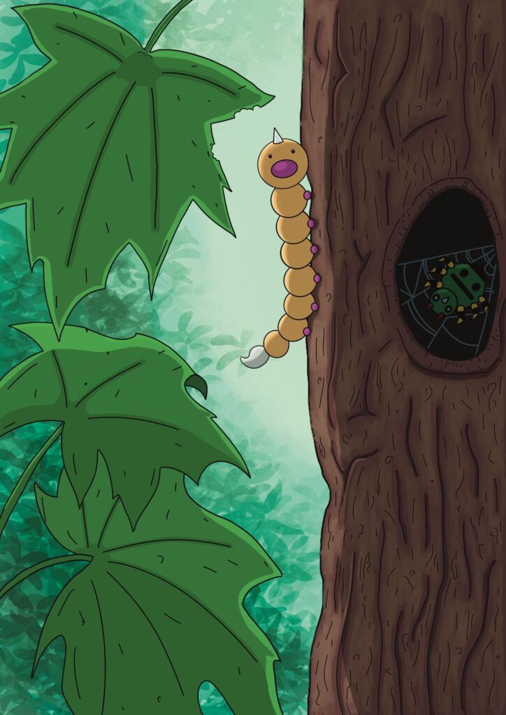 I drew a Weedle