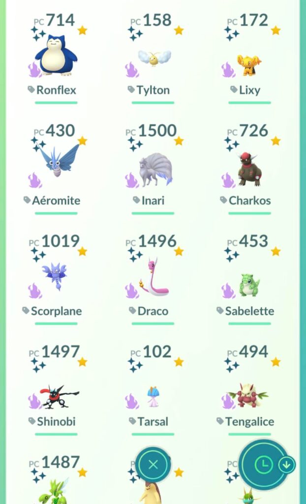 Share your non legendary shadow shiny collection ! 🙂