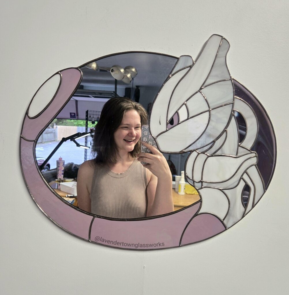I made a Mew Two Mirror!