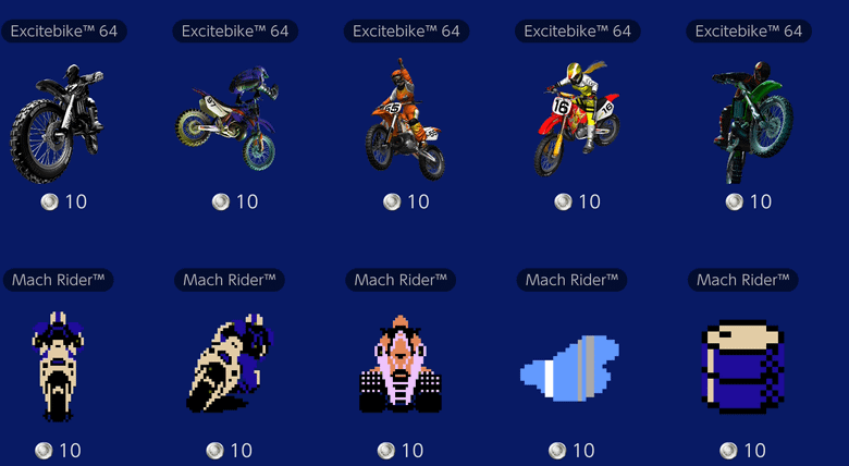 Mach Rider, Excitebike 64, and Animal Crossing icons now available for Switch Online members
