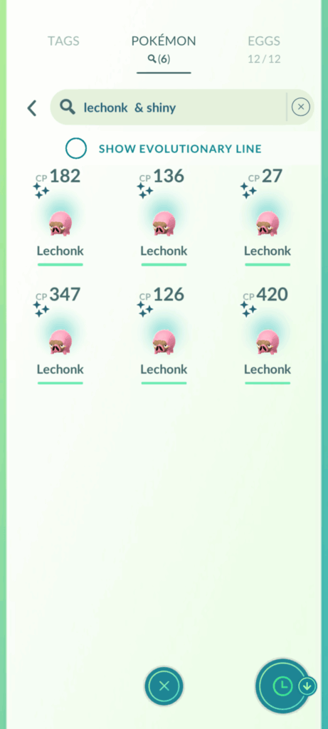 Highest no. of shiny in a day