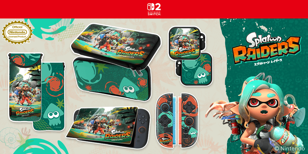Splatoon Raiders is getting an official line of console accessories in Japan
