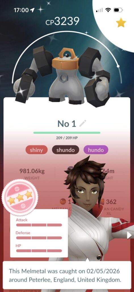 holy W 4th shiny melmetal