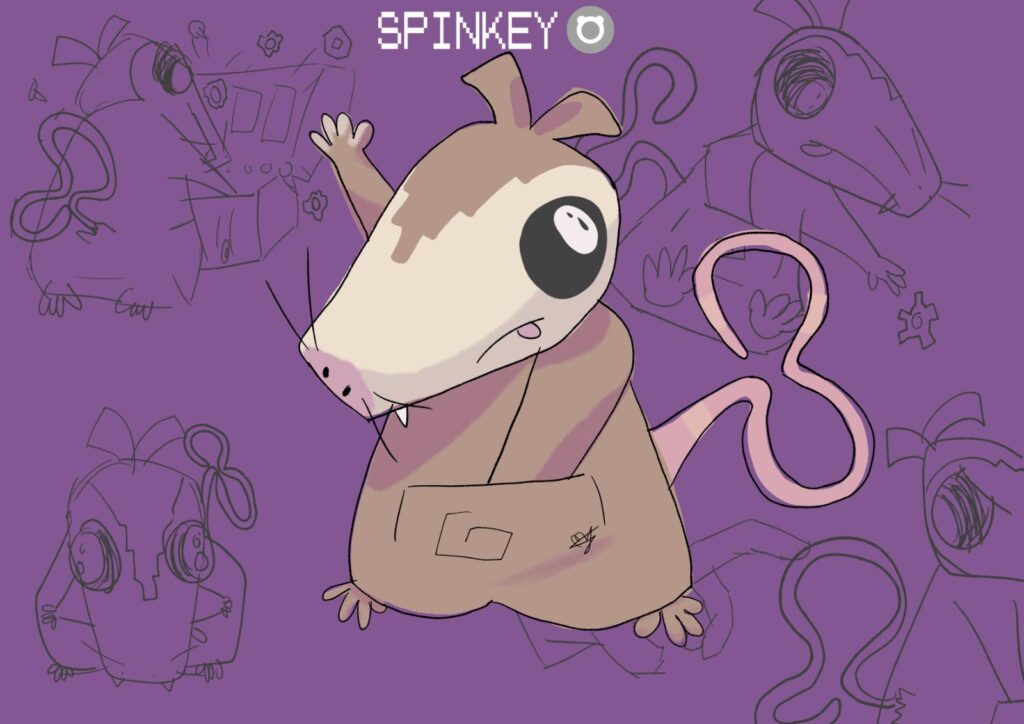 Spinkey, the Opossum pokemon
