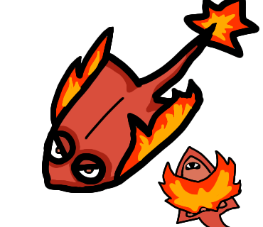 What do you guys think about my starter fakemon?