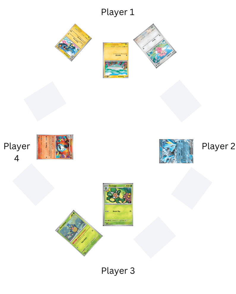 Tri-Attack - Pokemon 4-Player TCG Format W/O Deckbuilding Restrictions