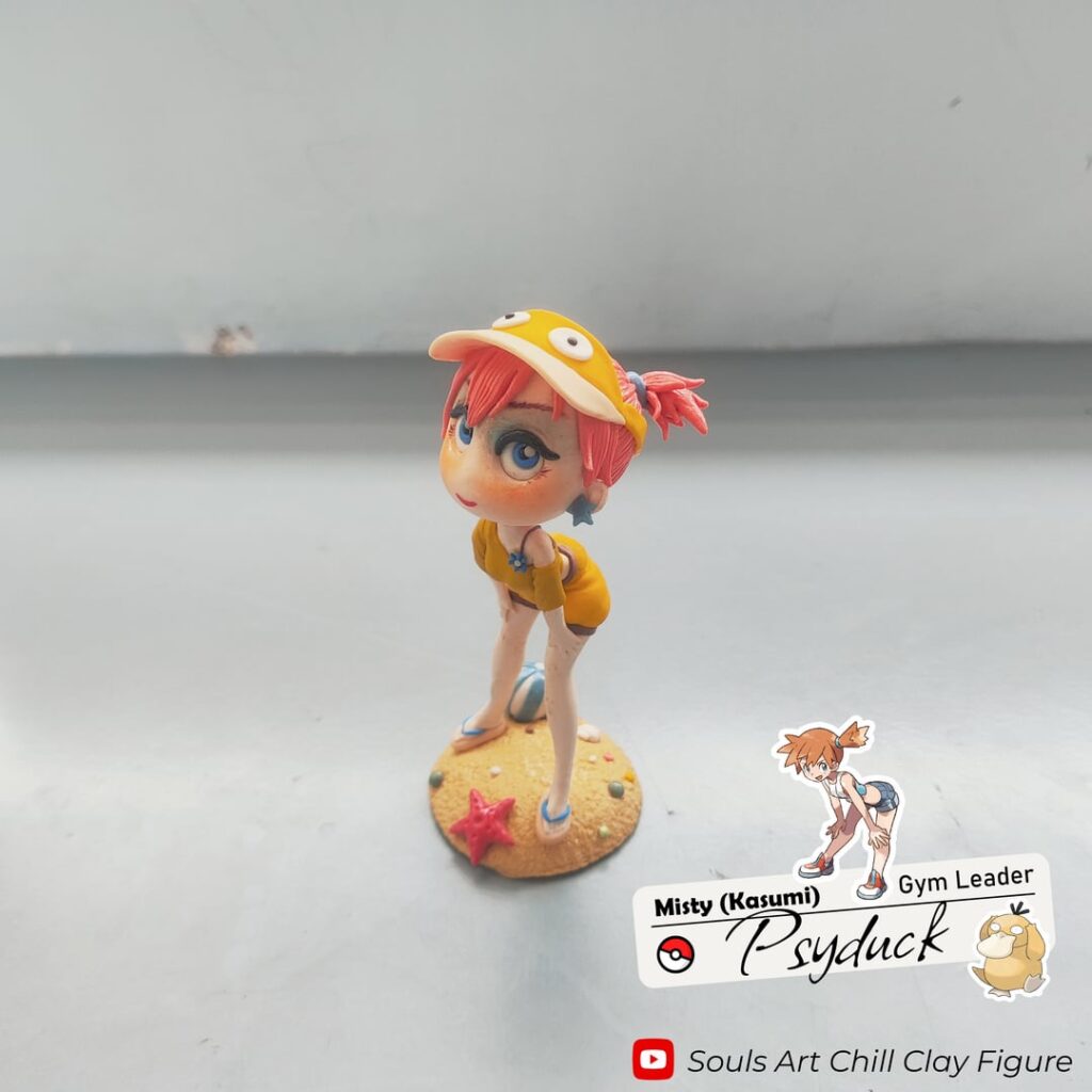 Misty figure in an outfit inspired by Psyduck the duck 🦆💁🏼‍♀️🥰