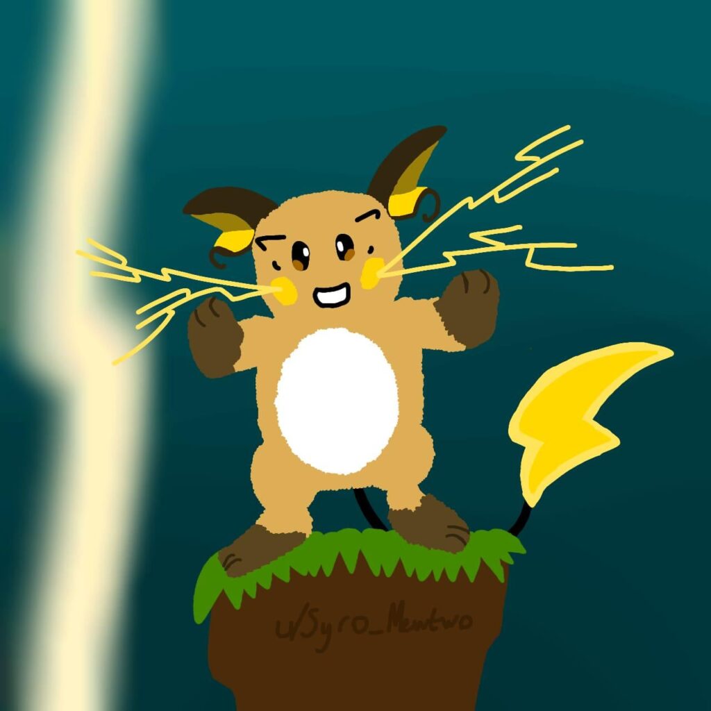 I drew Raichu